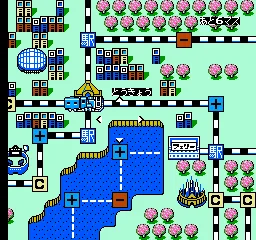 Super Momotarou Dentetsu (Japan) — Денди/Nintendo — скриншот