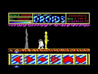 Star Wars Droids — Amstrad CPC — скриншот