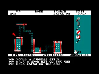 Rogue — Amstrad CPC — скриншот