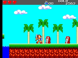 Wonder Boy III - The Dragon's Trap (World) (Digital) (Unl) — Sega Master System — скриншот