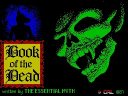 Book of the Dead — ZX Spectrum — скриншот