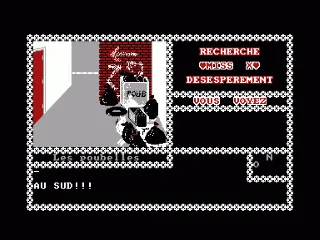 Recherche Miss X Deseperement — Amstrad CPC — скриншот