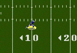 NFL Sports Talk Football '93 Starring Joe Montana (USA, Europe) (Rev A) — Sega Mega Drive — скриншот