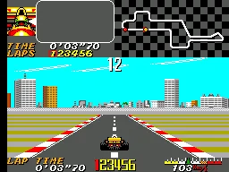 Ayrton Senna's Super Monaco GP II (Europe, Brazil) (En) — Sega Master System — скриншот