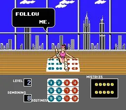 Dance Aerobics (USA) — Денди/Nintendo — скриншот