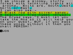 10 Adventure Game Pack — ZX Spectrum — скриншот