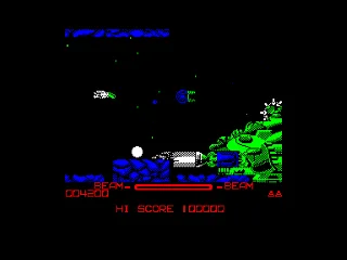 R-Type — Amstrad CPC — скриншот