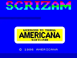 Sgrizam — ZX Spectrum — скриншот