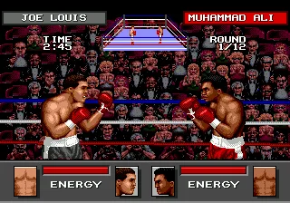 Greatest Heavyweights (USA) — Sega Mega Drive — скриншот