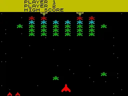 Galakzions — ZX Spectrum — скриншот