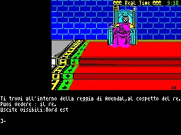 The Lost Sword — ZX Spectrum — скриншот