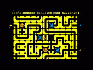Trouble in Space — Amstrad CPC — скриншот