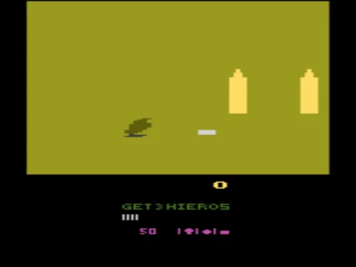 Desert Falcon (USA) — Atari 2600 — скриншот