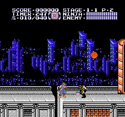 Shadow Warriors II - Ninja Gaiden II (Europe) — Денди/Nintendo — скриншот
