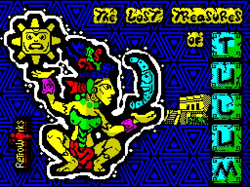 The Lost Treasures of Tulum — ZX Spectrum — скриншот