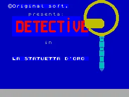 Detective — ZX Spectrum — скриншот