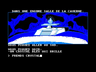 Blue Crystal, The — Amstrad CPC — скриншот