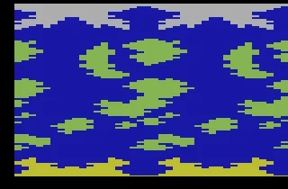 Sea Battle (USA) — Atari 2600 — скриншот