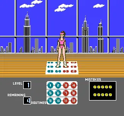 Dance Aerobics (USA) — Денди/Nintendo — скриншот
