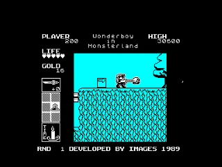 Super Wonderboy in Monster Land — Amstrad CPC — скриншот