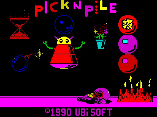 Pick 'n' Pile — ZX Spectrum — скриншот