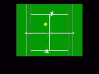 Passing Shot — Amstrad CPC — скриншот