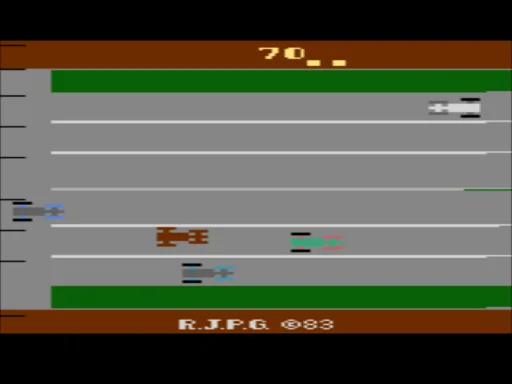 Hell Driver (Europe) — Atari 2600 — скриншот