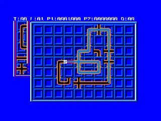 Pipe Mania — Amstrad CPC — скриншот