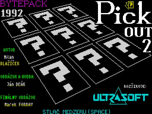 Pick Out 2 — ZX Spectrum — скриншот