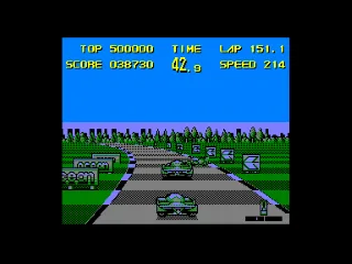 WEC Le Mans — Amstrad CPC — скриншот