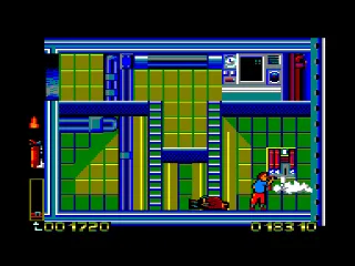 Tintin on the Moon — Amstrad CPC — скриншот