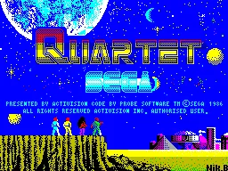 Quartet — ZX Spectrum — скриншот