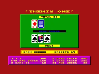 Video Card Arcade — Amstrad CPC — скриншот