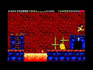 Prehistorik — Amstrad CPC — скриншот