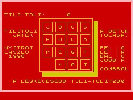 KOMBINET — ZX Spectrum — скриншот