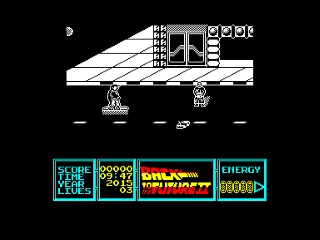 Back to the Future II — Amstrad CPC — скриншот