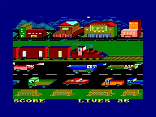 Roland on the Run — Amstrad CPC — скриншот