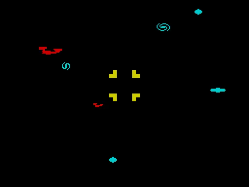 Galaxias — ZX Spectrum — скриншот