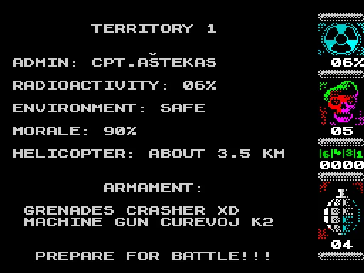 Komando 2 — ZX Spectrum — скриншот