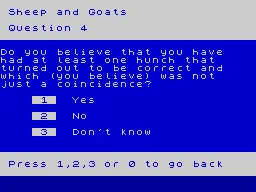 Know Your Own Psi-Q — ZX Spectrum — скриншот