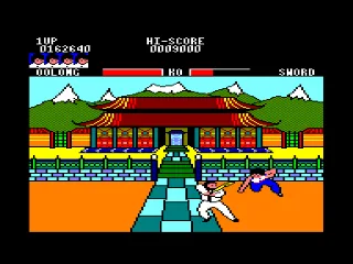 Yie Ar Kung-Fu — Amstrad CPC — скриншот