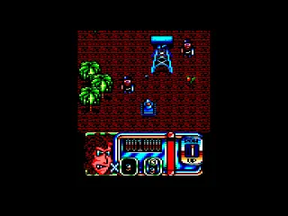 Blazing Thunder — Amstrad CPC — скриншот