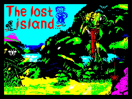The Lost Island — ZX Spectrum — скриншот