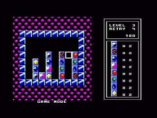 Puzznix — Amstrad CPC — скриншот