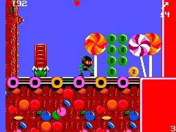 Zool - Ninja of the 'Nth' Dimension (Europe) — Sega Master System — скриншот