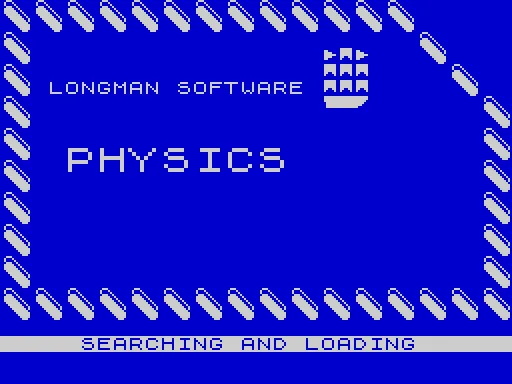 Physics - O-Level Revision and CSE — ZX Spectrum — скриншот