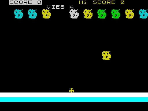 Galactica — ZX Spectrum — скриншот