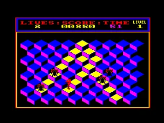 Screwball — Amstrad CPC — скриншот