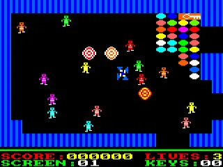 Berks III — Amstrad CPC — скриншот