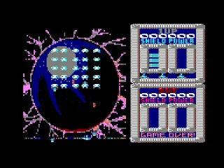 Super Space Invaders — Amstrad CPC — скриншот